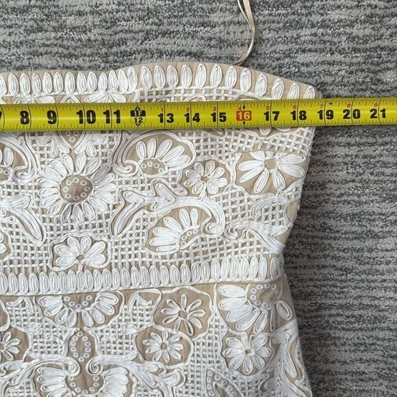 NWT Veronica Beard Agata Dress Strapless Mini in Light Pebble Sz 12 - Picture 10 of 16